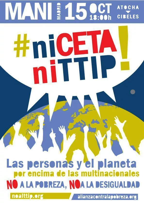 Nos sumamos a la lucha contra la aplicación del CETA con una iniciativa en las Cortes de Aragón