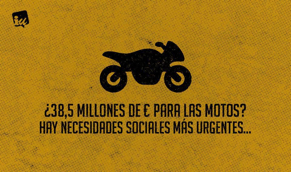 El Gobierno de Aragón, a pesar de que es consciente de los 40 millones de € de pérdidas que arrastra el Moto GP, mantiene el contrato con Dorna