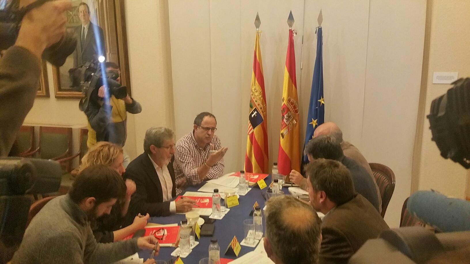 Reunión técnica con el Gobierno de Aragón para la evaluación de las 35 medidas acordadas