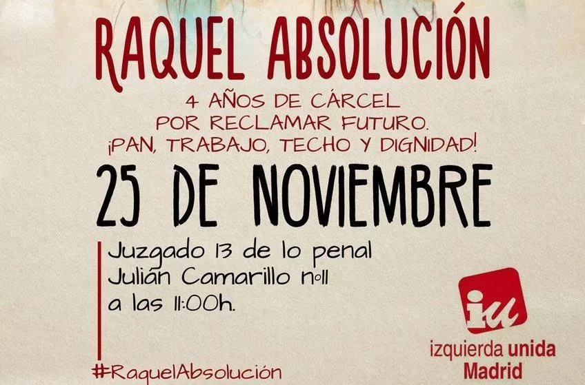 Barrena: “La situación de Raquel Tenías es sumamente injusta, estamos con ella y mañana la acompañaremos en el juicio”