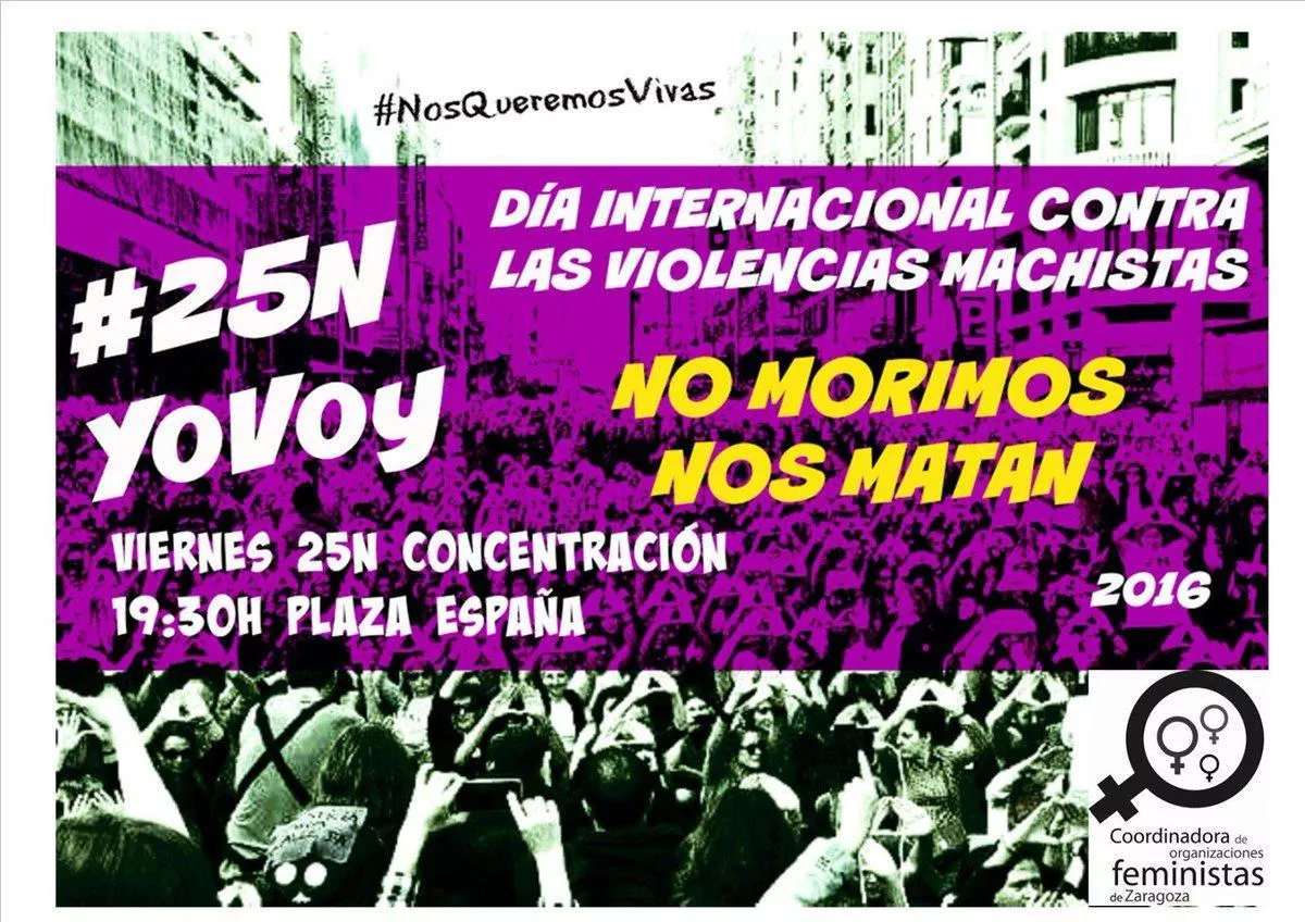 Hoy salimos a las calles por una sociedad libre de Violencia Machista