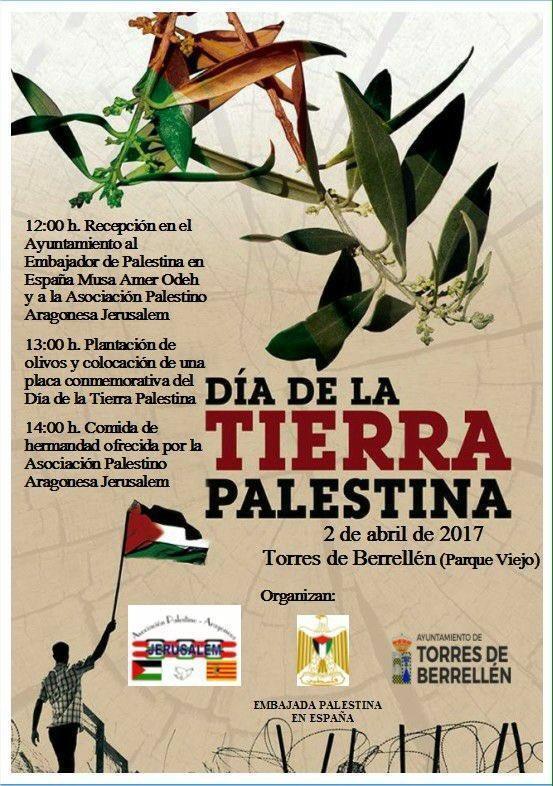 Nos sumamos al acto conmemorativo del Día de la Tierra Palestina organizado en Torres de Berrellén