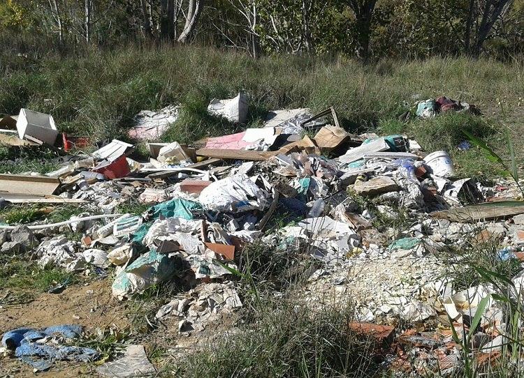IU exige al Gobierno de Aragón la limpieza inmediata de un vertedero ilegal  localizado  en la carretera que une Massalcoreig y Fraga