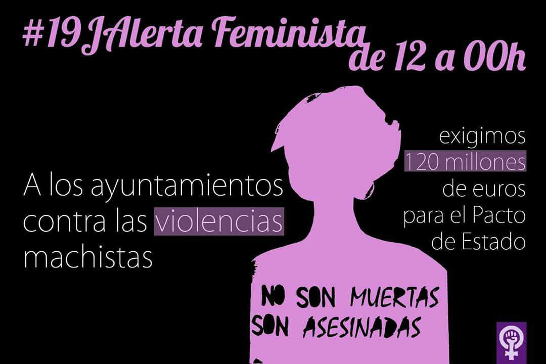 Vamos a por todas! A calle para que la lucha contra la violencia machista sea cuestión de Estado