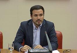 Garzón califica en nombre de IU de “absolutamente necesaria” la asamblea extraordinaria sobre Cataluña con presencia de todas las fuerzas democráticas propuesta