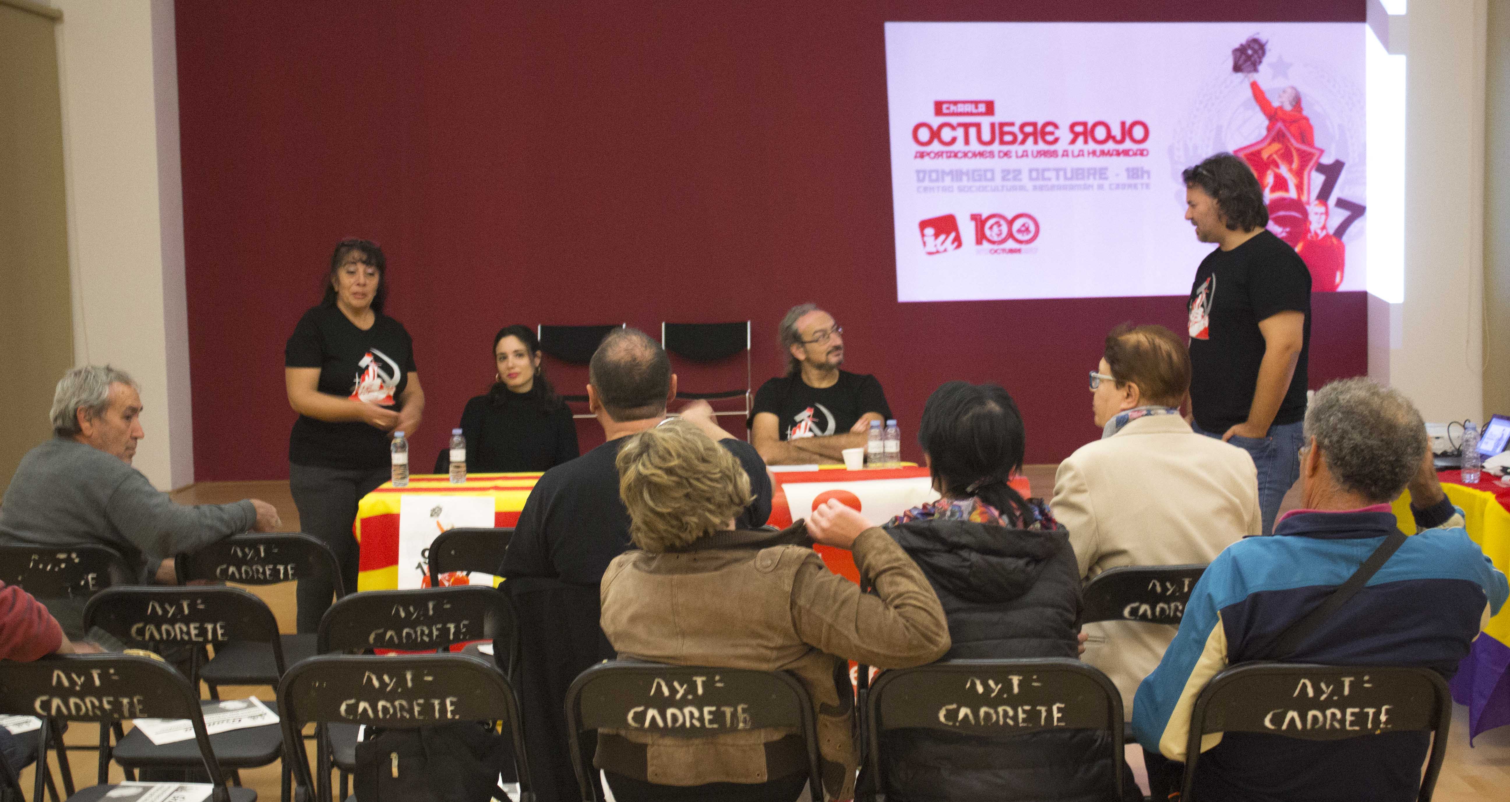 Homenaje en Cadrete a la Revolución Rusa