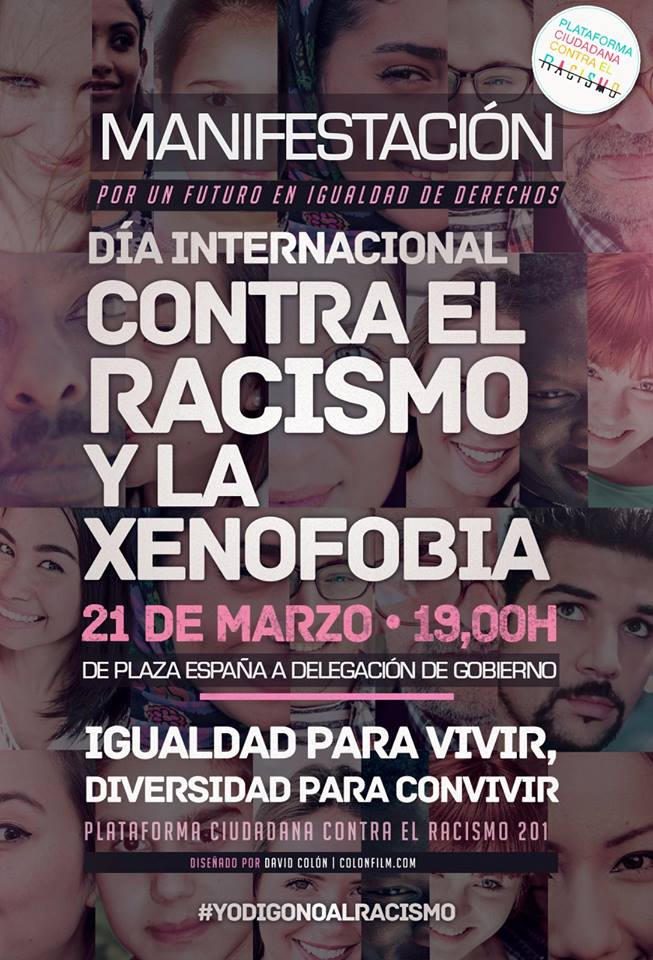 Llamamiento a la participación en los actos convocados contra el racismo y la xenofobia