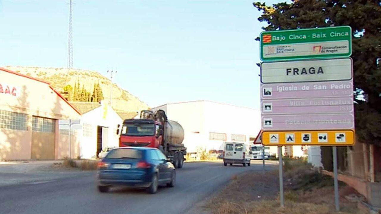 Preguntamos al Gobierno de Aragón por el estado de la A-1234 a su paso por Fraga