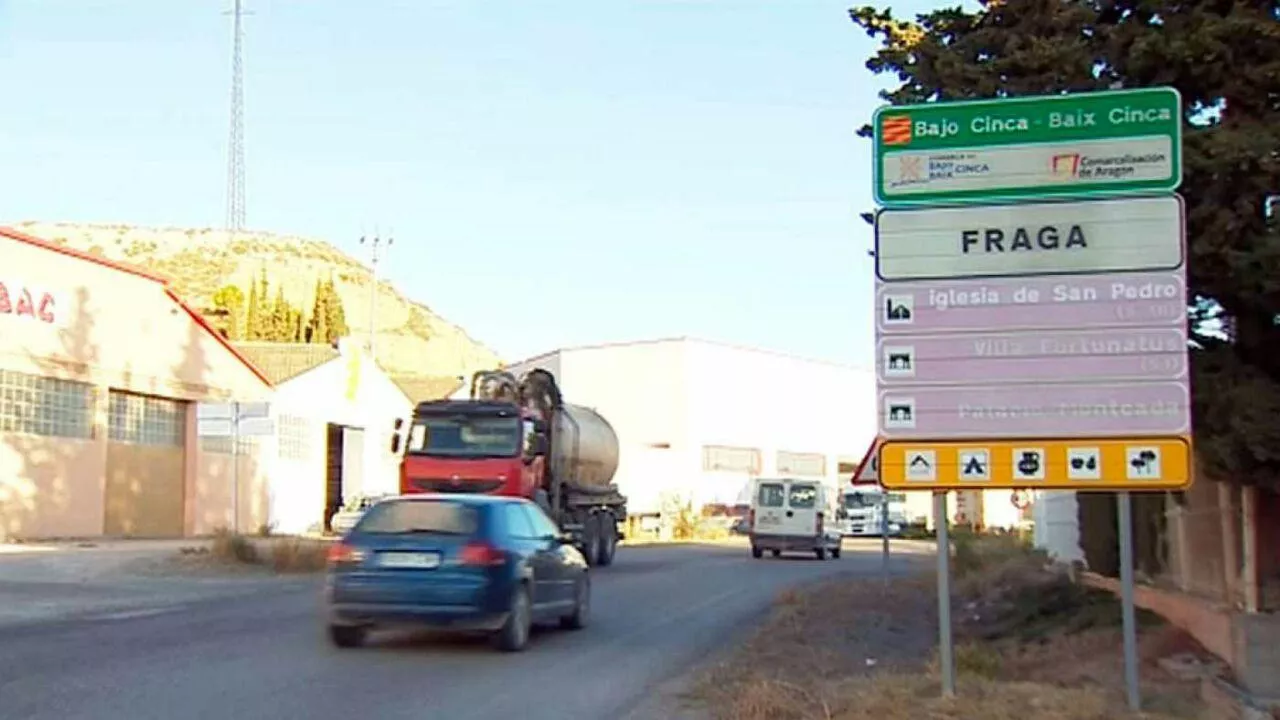Preguntamos al Gobierno de Aragón por el estado de la A-1234 a su paso por Fraga