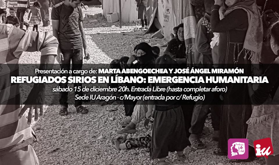 Refugiados Sirios en el Líbano: Emergencia Humanitaria”