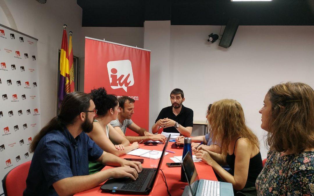 Vinculamos nuestra posición en el debate de investidura de Lambán a propuestas programáticas