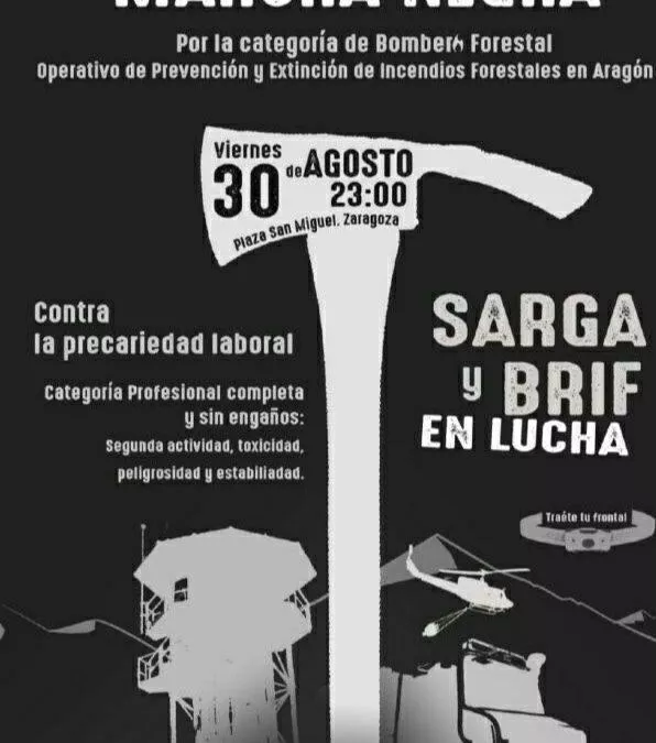 Apoyamos las reivindicaciones de la plantilla de SARGA y BRIF en lucha