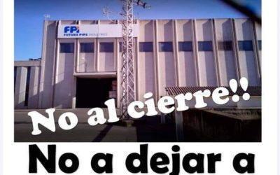 Acompañamos a la plantilla de Future Pipe para defender sus 116 puestos de trabajo