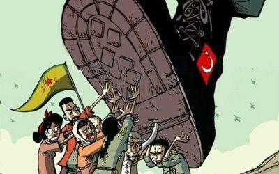 Condenamos el acto de violencia unilateral del Gobierno turco de Erdogan al invadir el norte de Siria y apoya la concentración convocada en Teruel el Martes día 15