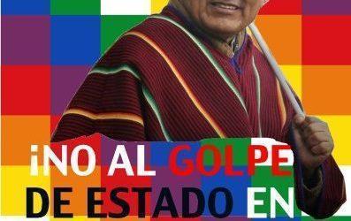 Nos sumamos a la concentración contra el golpe de Estado en Bolivia