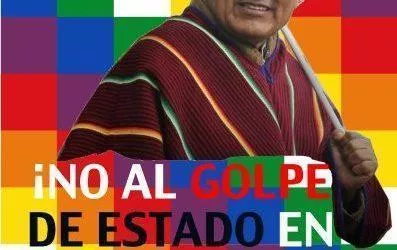 Nos sumamos a la concentración contra el golpe de Estado en Bolivia