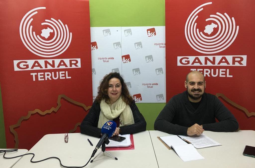 Ganar Teruel – IU, tacha de insuficientes, irreales y con una tendencia a la inoperancia los presupuestos de la ciudad de Teruel