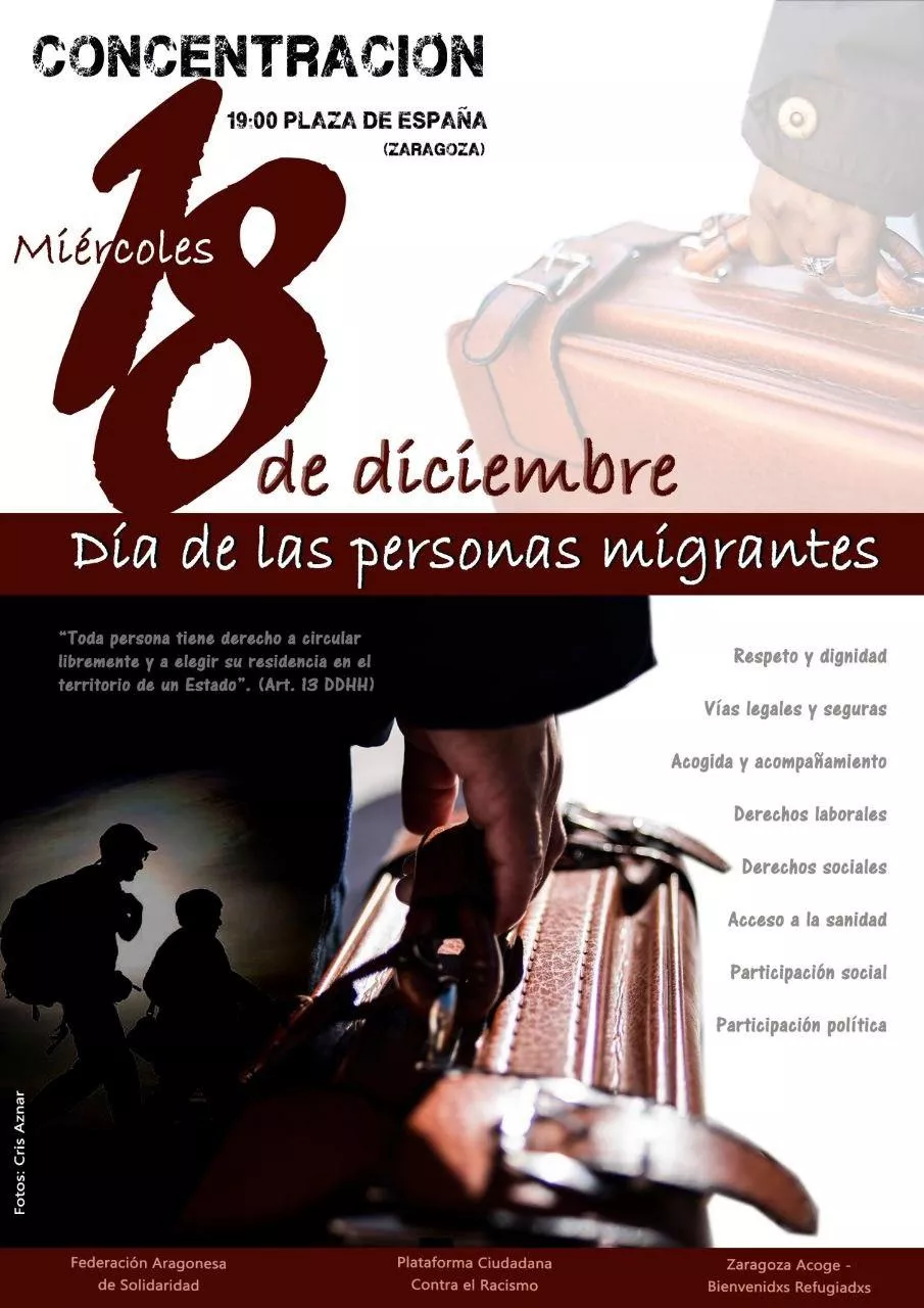 Concentración Día Personas Migrantes