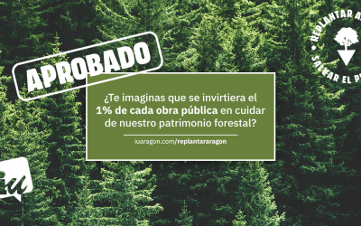 Conseguimos que Aragón establezca el 1% forestal