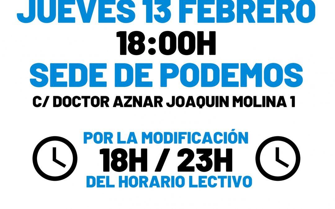 Concentración Enseñanza Horas Lectivas