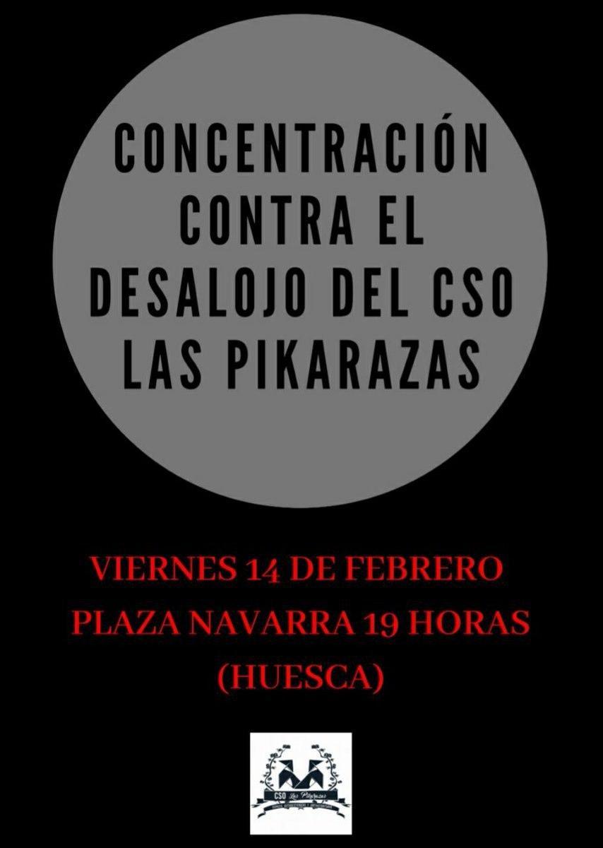 Contra el desalojo del CSO Las Pikarazas