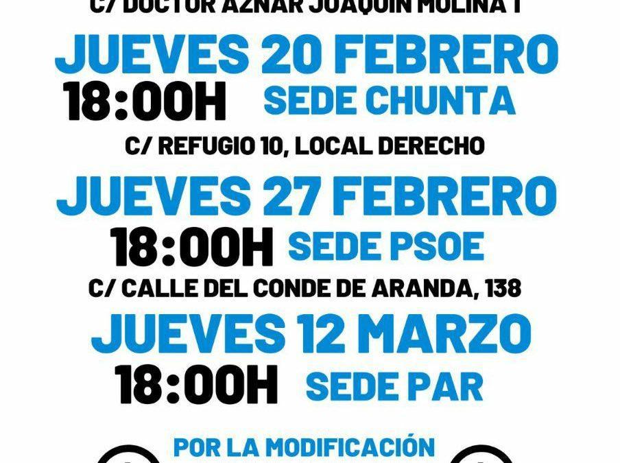 Concentraciones por la reversión de los recortes en educación