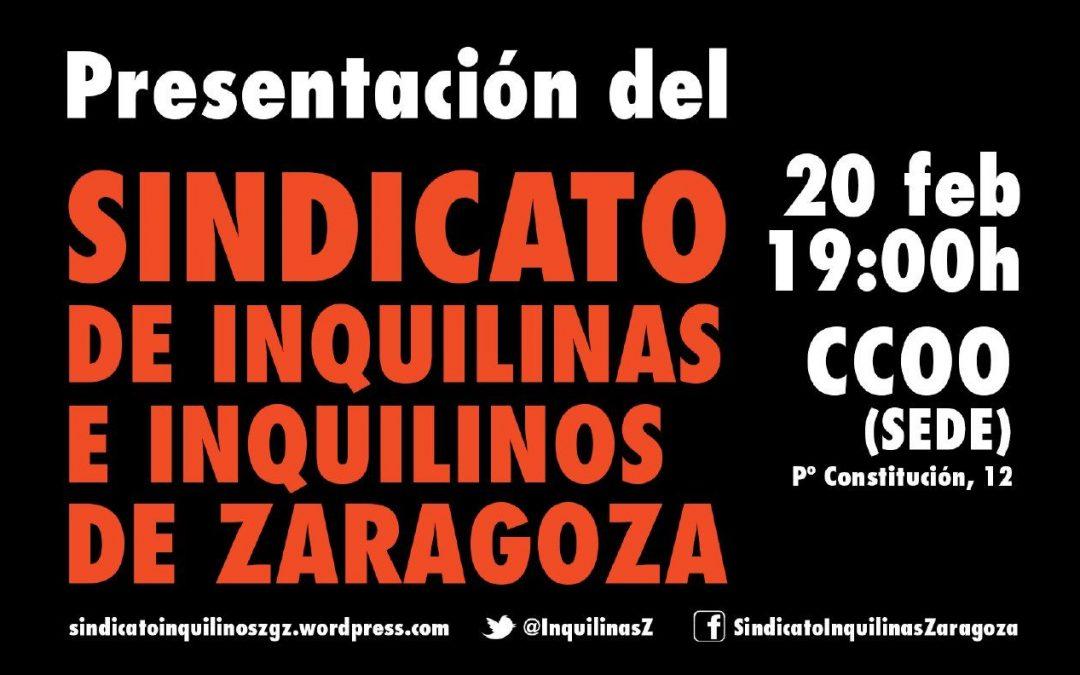 Presentación sindicato de Inquilinas e Inquilinos