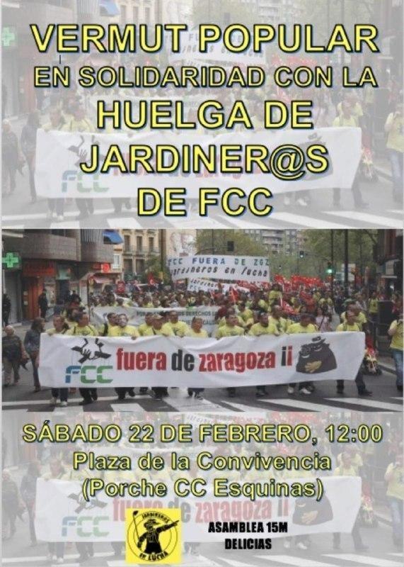 Vermú solidario Jardinerxs En Lucha