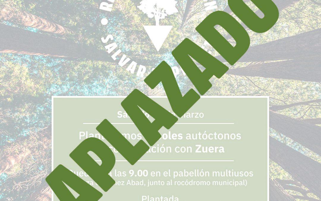 Aplazada la campaña «Replantar Aragón»