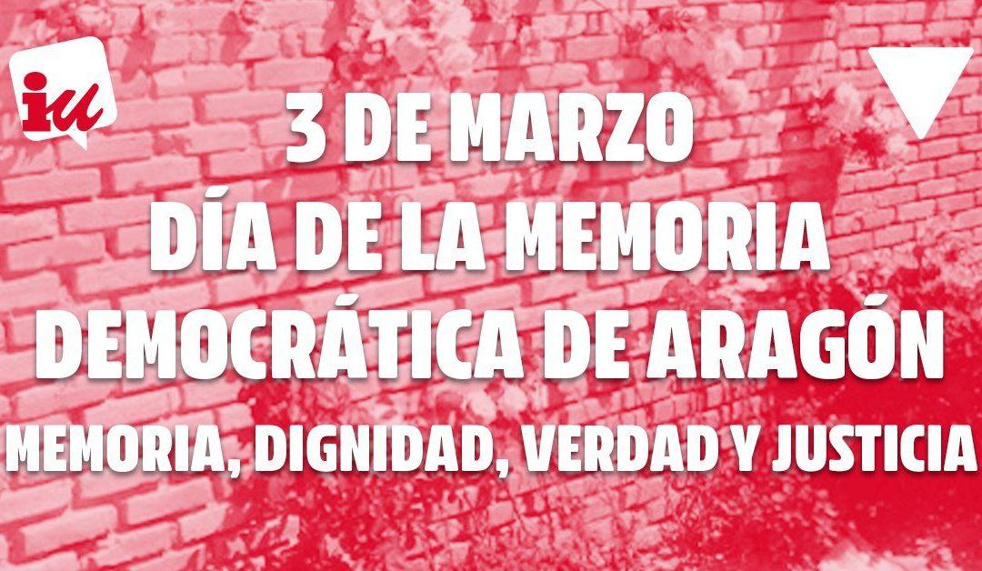 Reclamamos a las Cortes el reconocimiento público de la figura de los fusilados de Calatayud como represaliados de la Guerra Civil