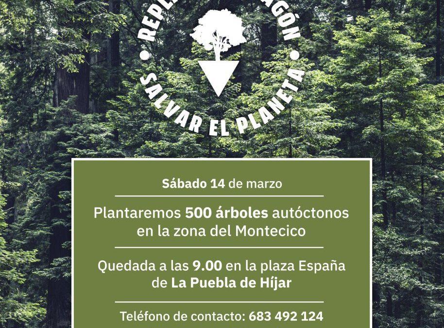 Plantada Popular en la Puebla de Híjar