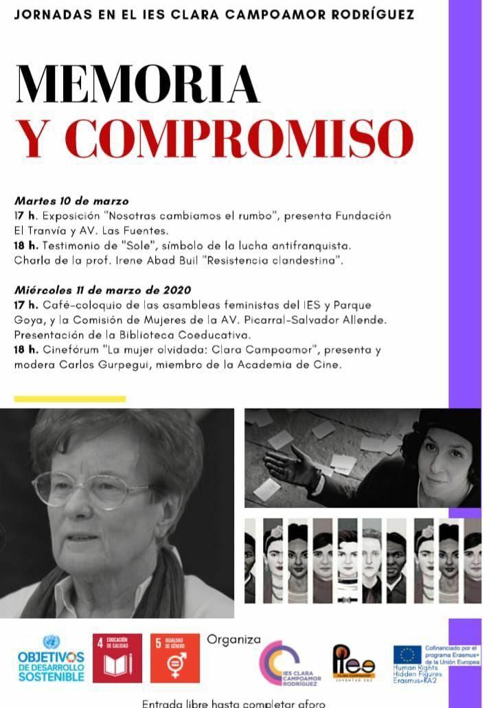 Jornadas Memoria en el IES Clara Campoamor