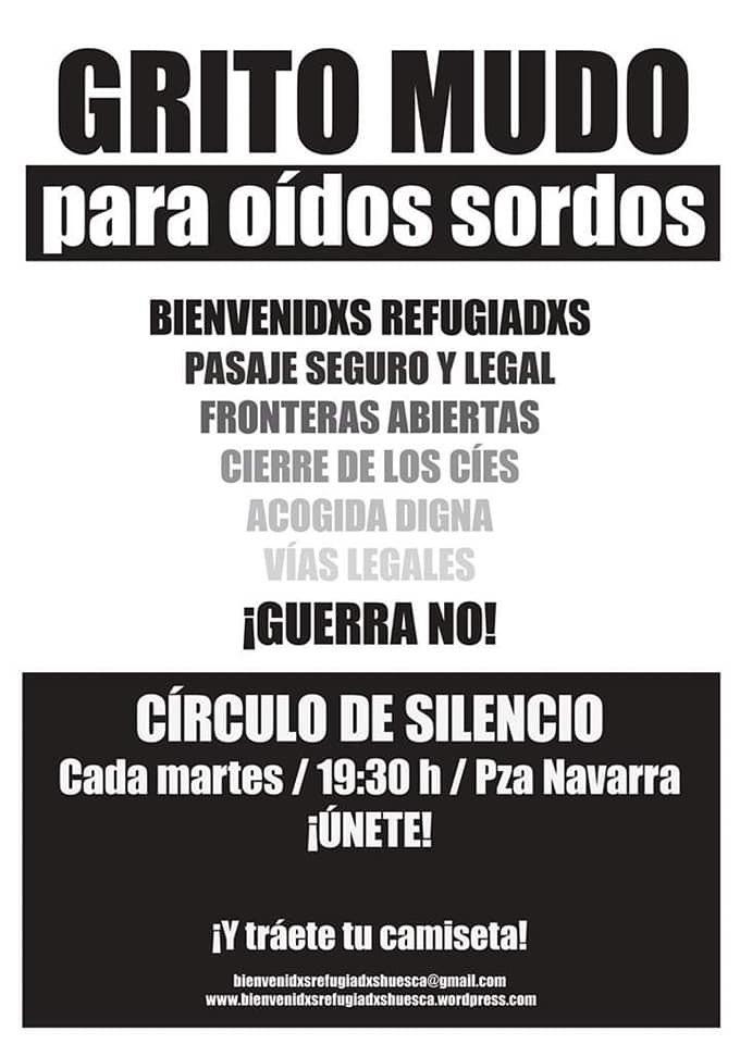 Grito mudo para oídos sordos