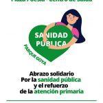 Abrazo al centro de salud de Parque Goya