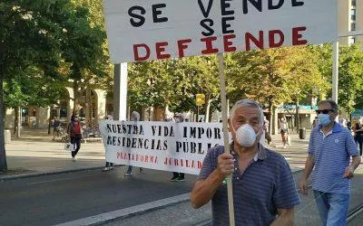 Denunciamos que “la política de Azcón se basa en priorizar el lucro privado por encima del interés general”