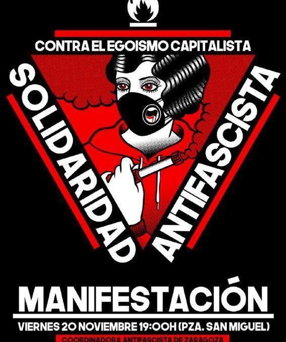 Hacemos un llamamiento para que este 20-N sea un 20-N antifascista