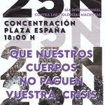 Concentración 25-N en Zaragoza