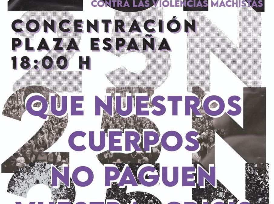 Concentración 25-N en Zaragoza