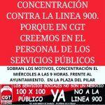 Concentración contra la Línea 900