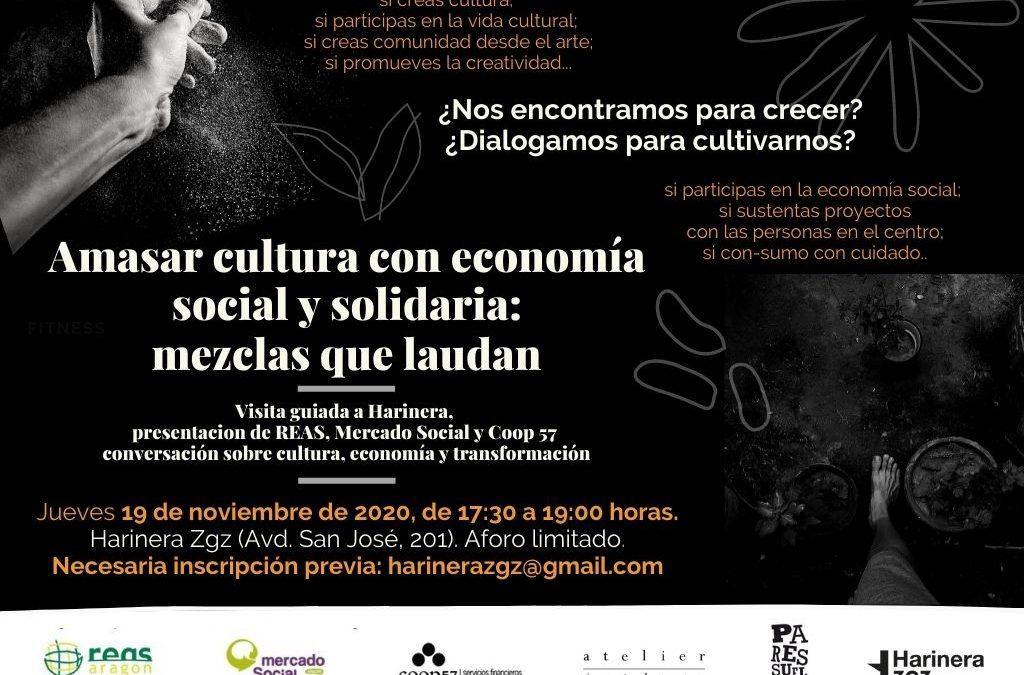 Visita guiada a Harinera: presentación de REAS, Mercado Social y Coop 57