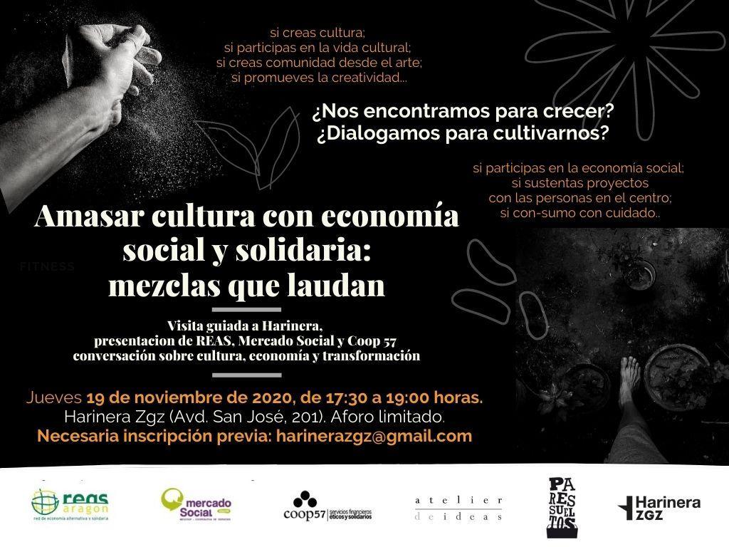 Visita guiada a Harinera: presentación de REAS, Mercado Social y Coop 57