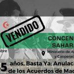Concentración por un Sahara Libre: Anulación de los Acuerdos de Madrid