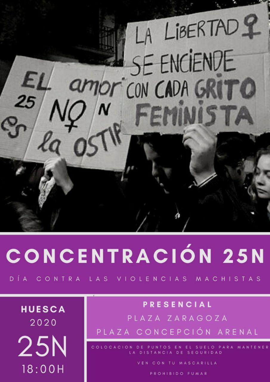 Concentración 25-N Huesca