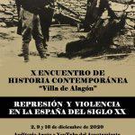 X Encuentro de Historia Contemporánea: represión y violencia en la España del siglo XX