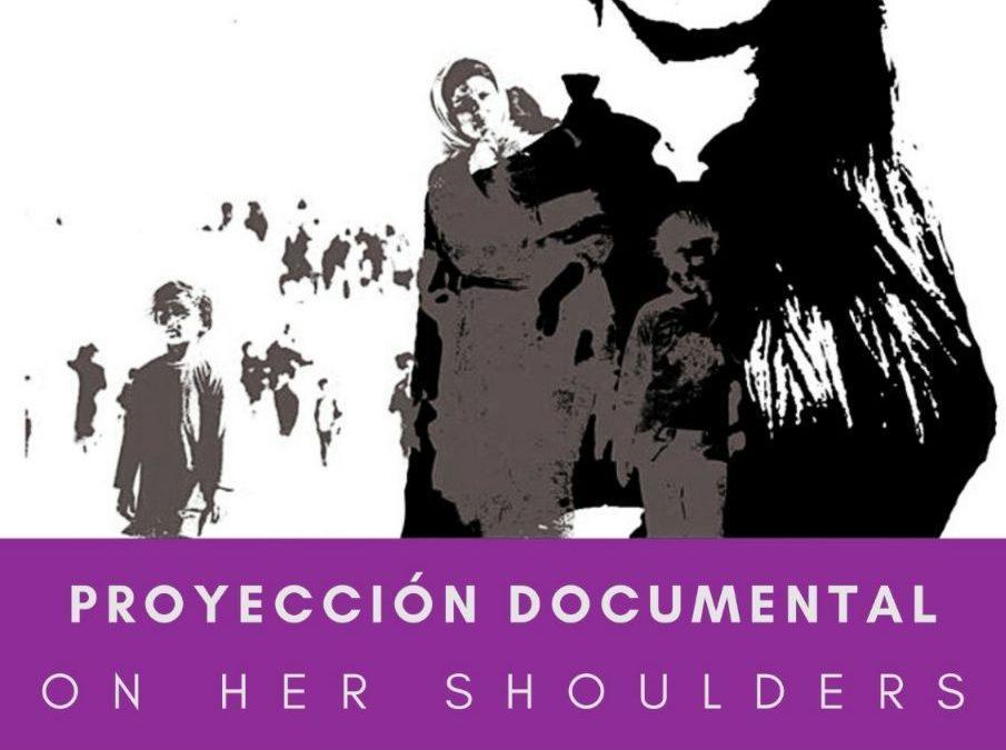 Proyección del documental «On Her Shoulders»