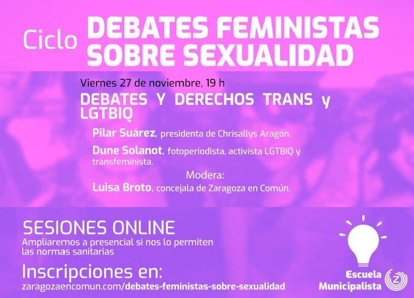 Debates Feministas sobre Sexualidad: Debates y derechos trans y LGTBIQ