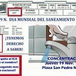 Concentración: 19-N Día Mundial del Saneamiento del Agua