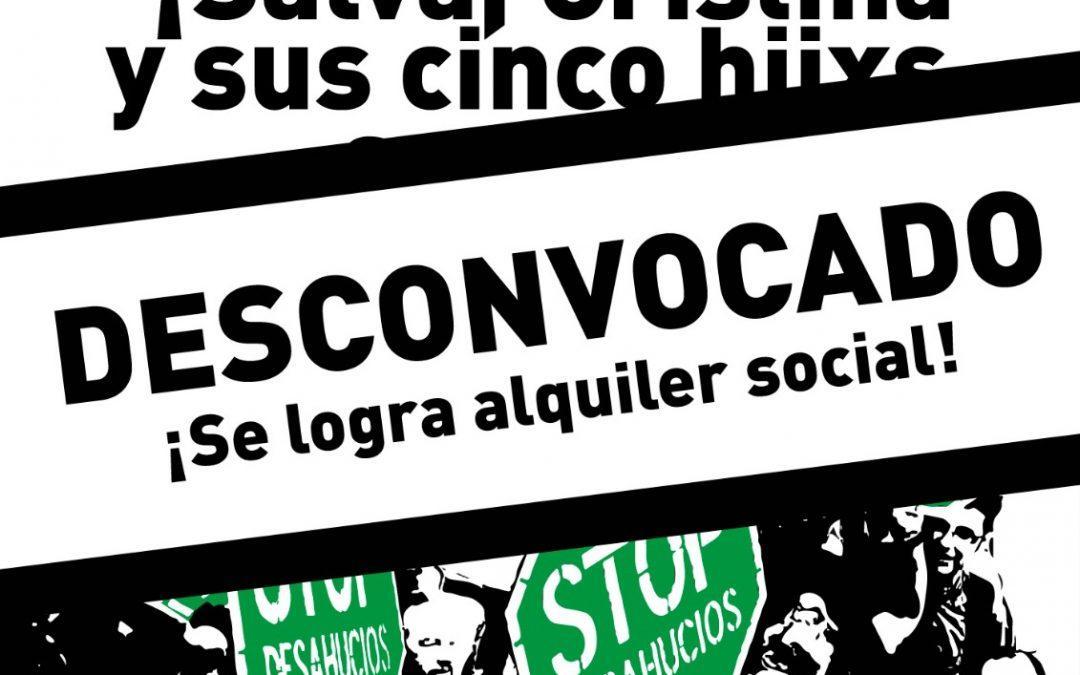 Desahucio desconvocado: se logra alquiler social aunque fuera de Zaragoza