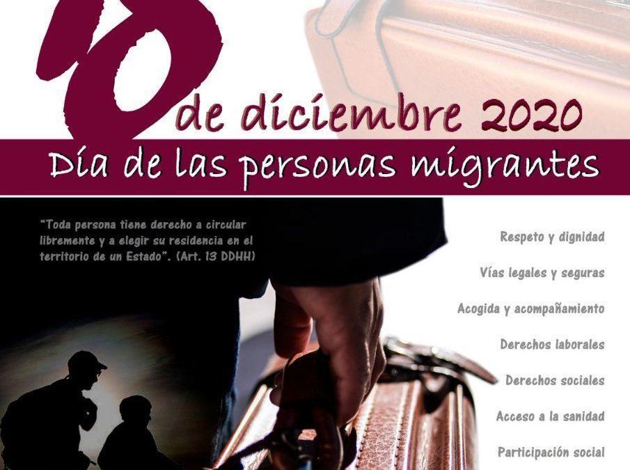 Hacemos un llamamiento a participar en la concentración convocada por el Día de las Personas Migrantes