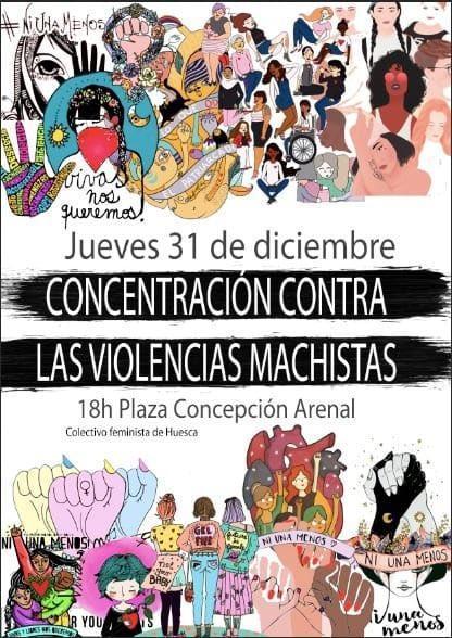 Concentración contras las violencias machistas